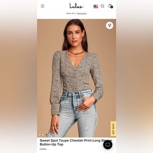 Lulu’s Cheetah Button Up